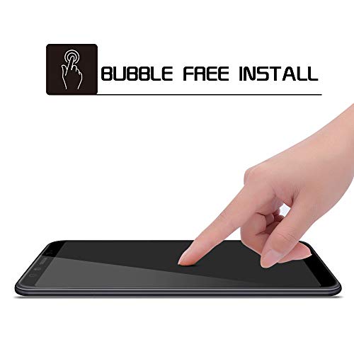 SPARIN [2-Pack] Cristal Templado Xiaomi Mi A2, Full-Cover Protector Pantalla Xiaomi Mi A2 [Sin Burbujas] [Anti-Arañazos] [Dureza 9H] [Anti-Huella] Negro