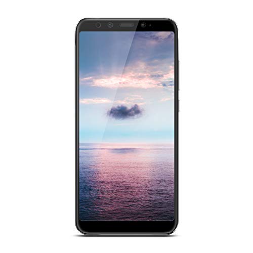 SPARIN [2-Pack] Cristal Templado Xiaomi Mi A2, Full-Cover Protector Pantalla Xiaomi Mi A2 [Sin Burbujas] [Anti-Arañazos] [Dureza 9H] [Anti-Huella] Negro