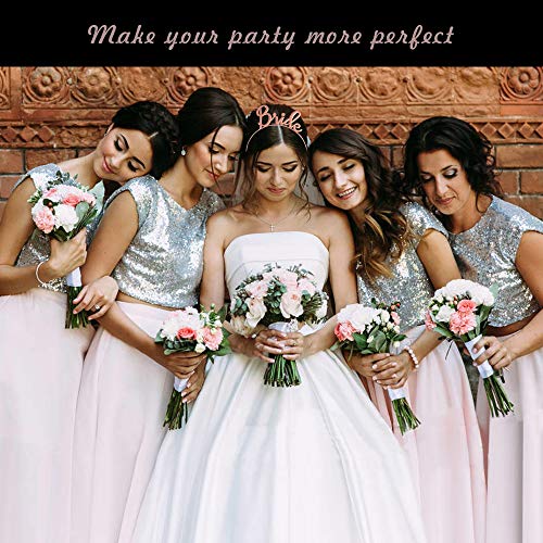 SPECOOL Nupcial Velo, Diadema Tiara, Despedida de soltera Decoración, Tatuajes Hen accesorios para despedida de soltera Hen decoración del partido(Hen Party)