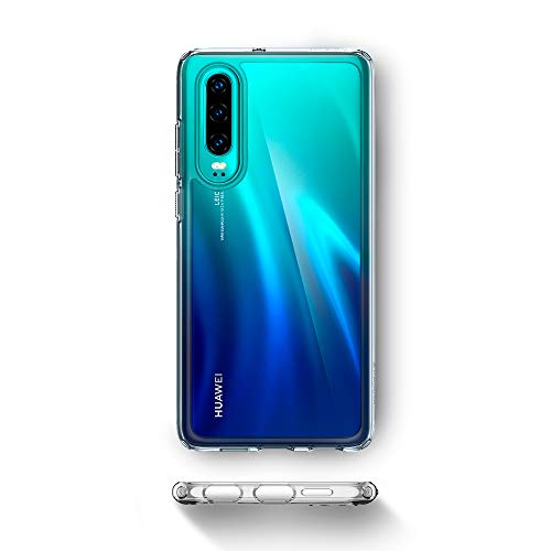 Spigen, Funda Compatible con Huawei P30 2019 [Ultra Hybrid] Tecnología de cojín de Aire y protección híbrida de la caída [Transparente] - L38CS25737