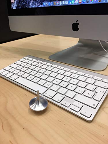 SPINGO Peonza de Metal mecanizada Totalmente concéntrica (Gris)