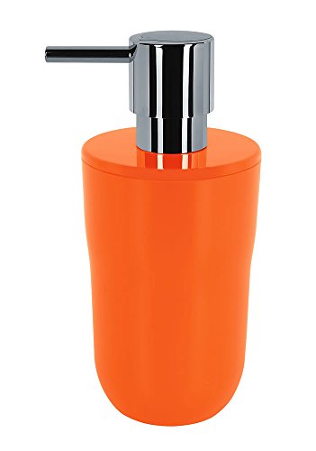 Spirella Cocco Bulk - Dispensador de jabón, Poliresina, naranja