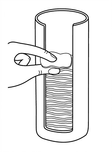Spirella colección Sydney, Dispensador de Discos de algodón, Acrílico, Blanco, 16.5x7x7 cm