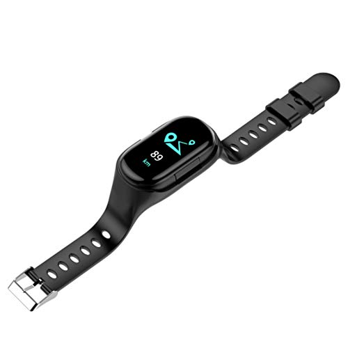 SPORS Reloj de monitoreo del sueño, Brazalete de oxígeno de la presión Arterial de la frecuencia cardíaca de la Pantalla Anti-Acuarela, Paso Deportivo