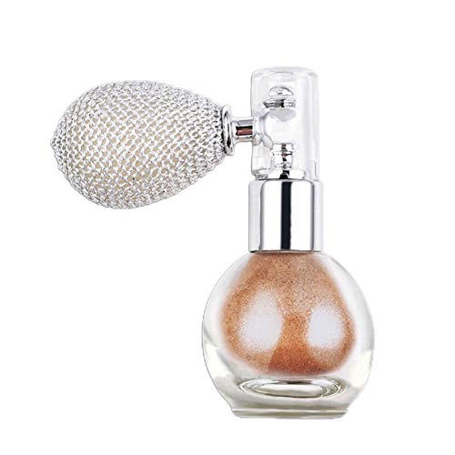 Spray De Polvo con Purpurina Brillante para Resaltar El Aroma En Polvo De Maquillaje Resaltado Pigmento En Polvo para Cara, Pelo Corporal