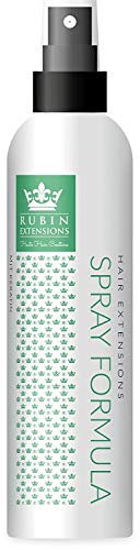 Spray para extensiones de cabello fórmula de 2 fases con queratina | Adecuado para extensiones de cabello Pelucas y cabello natural | 200 ml Hecho en Alemania de Rubin Extensions