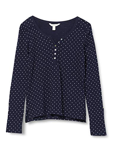 Springfield 6763359, Camiseta para Mujer, Azul (Blue 19), Small (Tamaño del fabricante:S)