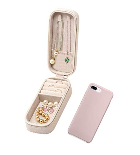 Ssuger9 - Joyero para Mujer, pequeño Viaje, Uso doméstico, joyero, Organizador de Almacenamiento para Anillos, Pendientes, Collares, expositores con Cierre