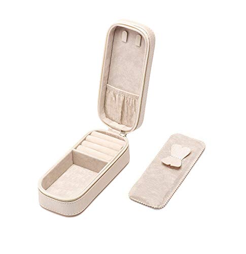 Ssuger9 - Joyero para Mujer, pequeño Viaje, Uso doméstico, joyero, Organizador de Almacenamiento para Anillos, Pendientes, Collares, expositores con Cierre