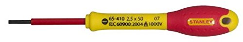 Stanley 0-65-410 Destornillador FatMax Plana 2,5 X 50 mm, 2.5X50mm