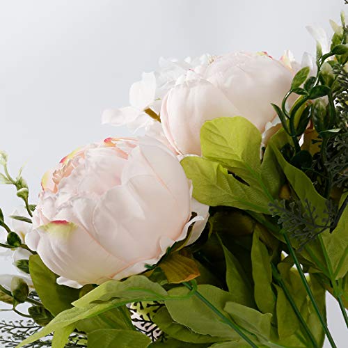StarLifey Flores Artificiales Decoraci¨®n, Seda Ramos Boda, Humedad Ramo Flores Peonias, Ramo de Flores Naturales para la Decoraci¨®n de la Barra de la Oficina de la Casa del Banquete de Boda