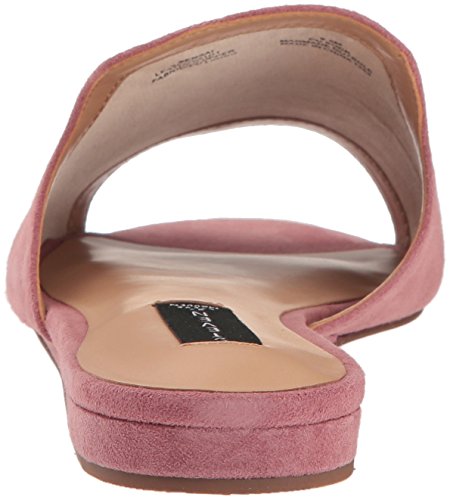 STEVEN by Steve Madden Women's SENSAI Mule, Rose Suede, 8.5 M US