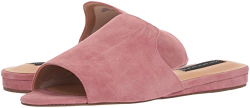 STEVEN by Steve Madden Women's SENSAI Mule, Rose Suede, 8.5 M US