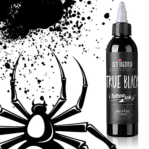 Stigma Tinta de Tatuaje True Black 4oz Pigmento de Maquillaje Permanente Profesional Maquillaje Tattoo Ink Tattoo & Body Art
