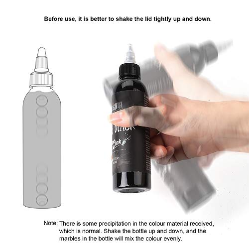 Stigma Tinta de Tatuaje True Black 4oz Pigmento de Maquillaje Permanente Profesional Maquillaje Tattoo Ink Tattoo & Body Art