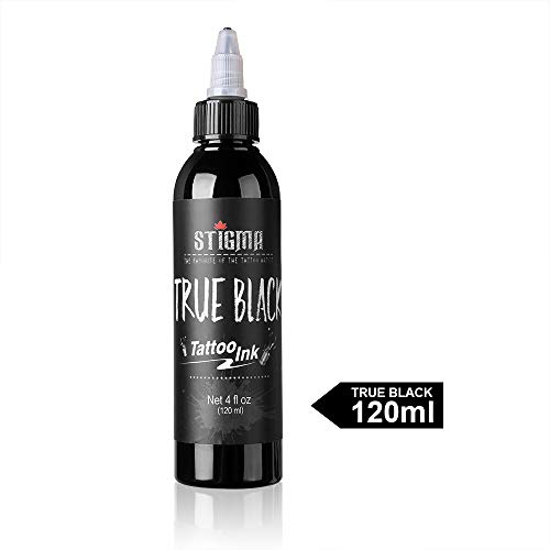 Stigma Tinta de Tatuaje True Black 4oz Pigmento de Maquillaje Permanente Profesional Maquillaje Tattoo Ink Tattoo & Body Art