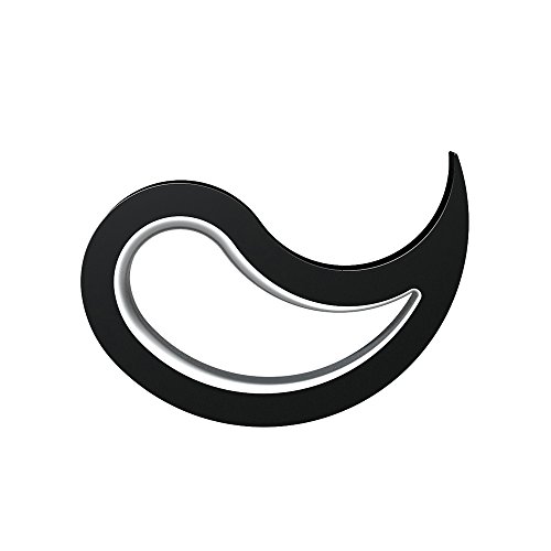 Stoppy Tope de Puerta/Ventana Juego de 2 Asequible en 14 Colores (Negro)