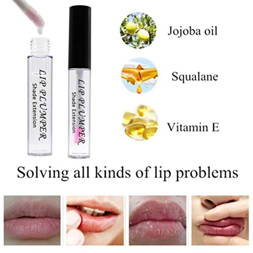 StyleBest Bálsamo Labial, Lápiz Labial líquido, Potenciador de Labios, Cuidado Natural de los Labios, Antienvejecimiento Brillo de Labios para Dar Volumen a los Labios Cosméticos Labios Atractivos