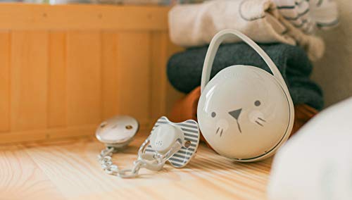 Suavinex - Portachupete premium bebé. Para llevar 2 chupetes. Caja Portachupetes portátil. Funda para chupetes. Color verde