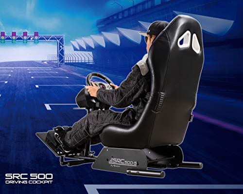 Subsonic - Asiento de carreras con soporte para volante y pedales - Silla de juego de simulación SRC 500 S para PS4, Xbox One, PC y PS3