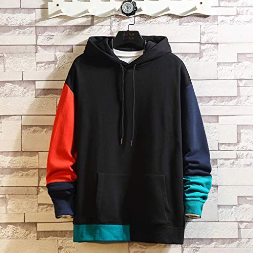 Sudadera con Capucha De Manga Larga con Capucha para Hombre