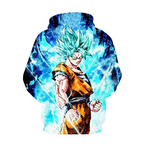 Sudadera con capucha, diseño de anime 3D de una pieza, casual, unisex, manga larga, 4XL