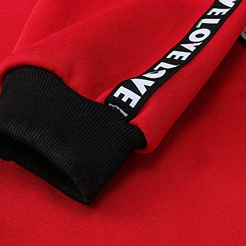 Sudadera con Capucha Sudadera de Empalme, Tamaño Extra Grande para Mujer Sudadera de Manga Larga Sudadera con Capucha Tops Camisa Absolute La Cinta riou