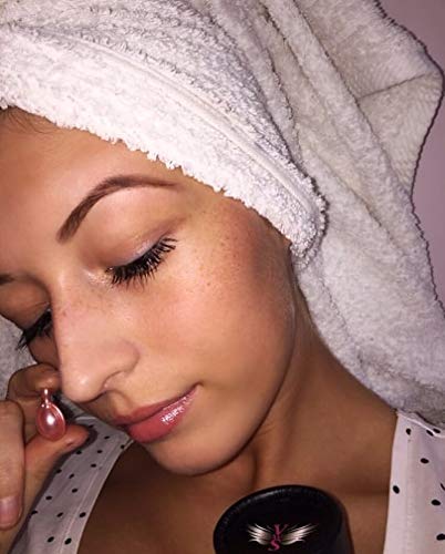 Suero de ácido hialurónico antiedad, hidratante y brillante con ceramidas, y aceite de jojoba y rosa mosqueta en cápsulas biodegradables y portátiles de una sola dosis