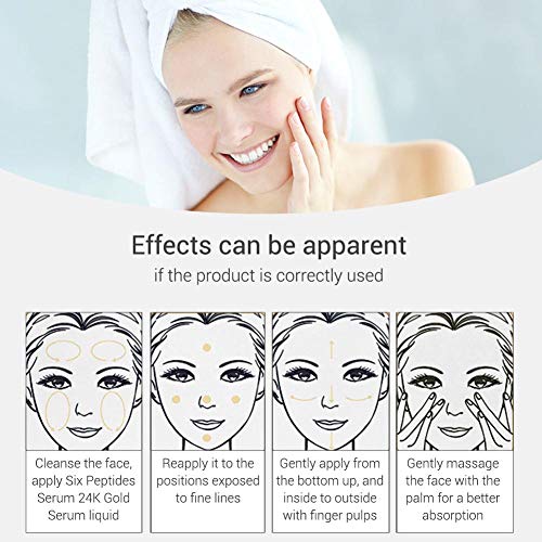 Suero de vitamina C con ácido hialurónico, puntos oscuros antienvejecimiento, hidrata la esencia de la piel de la cara iluminadora, restaura y aumenta el colágeno (15 ml)