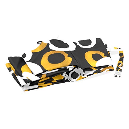 SUHETI Paraguas automático de Apertura/Cierre,Blog de Moda inconsútil Texturas de Fondo Mano,Paraguas pequeño Plegable a Prueba de Viento, Impermeable
