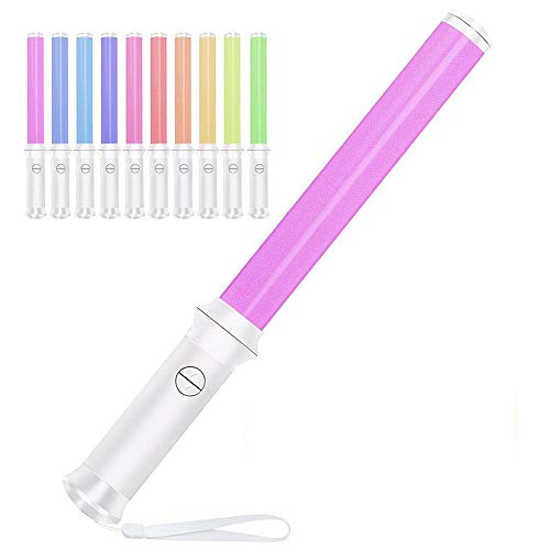 Sumferkyh Alta Potencia LED Glow Stick Concert Fans Destacan Electronic Light Sticks Pulseras resplandecientes