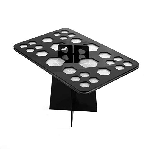 Sungpunet 26 Agujero de maquillaje Pincel de árbol organizador del sostenedor del cepillo cosméticos Secador de acrílico plegable Aire Tendedero Hermosa torre Herramientas