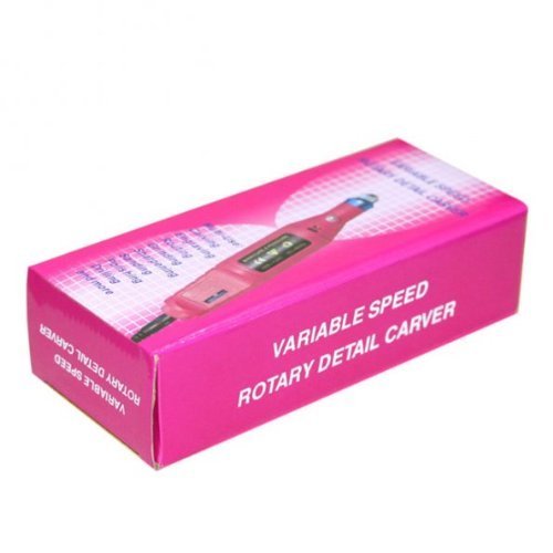Sunjas Kits de Pulidor Esmeril Limado Pulidor Broca de Uñas para Manicura y Pedicura para Todos Tipos de Uñas-Rosa
