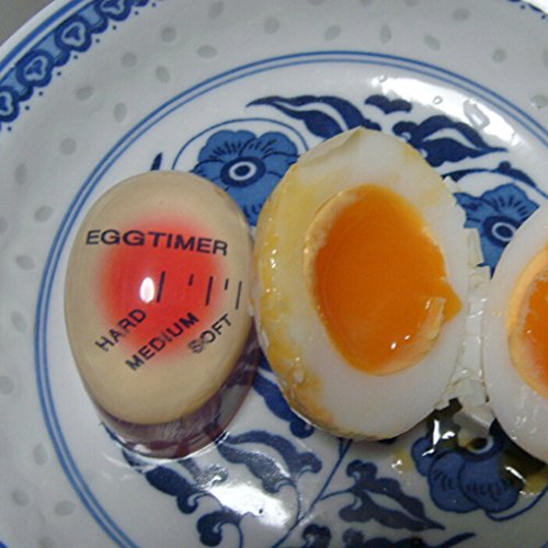 Sunlera Cambio de Color Egg Timer perfectos Huevos hervidos por Temperatura ayudante de la Cocina