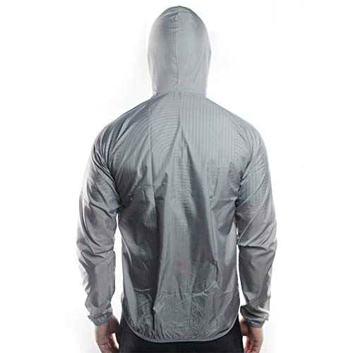 Súper Ligero Anti-Arrugas Ciclismo Jersey Adulto Anti-Pilling Reflectante a prueba de viento Cremallera completa Manga larga Ciclismo Ropa Bicicleta Bici Protector solar Chaqueta Ciclismo Ropa