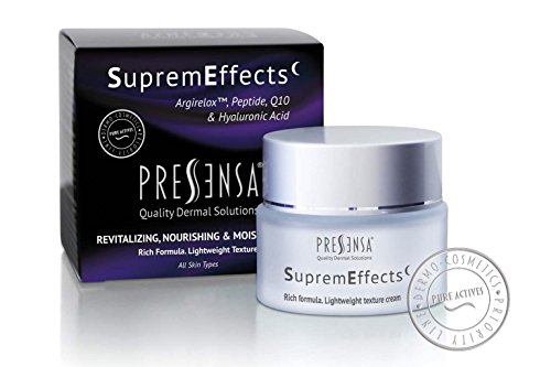 SupremEffects CREMA DE NOCHE con Q10, Ácido Hialurónico, Vitamina E, ANTI ARRUGAS e hidratante crema. EFECTO BOTOX FACIAL 50 ml
