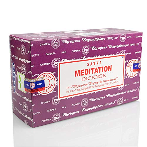 Surtido de Incienso, Nag Champa Paquetes de Incienso, 15 g Cada uno por SOS, Meditation, 12 Unidades
