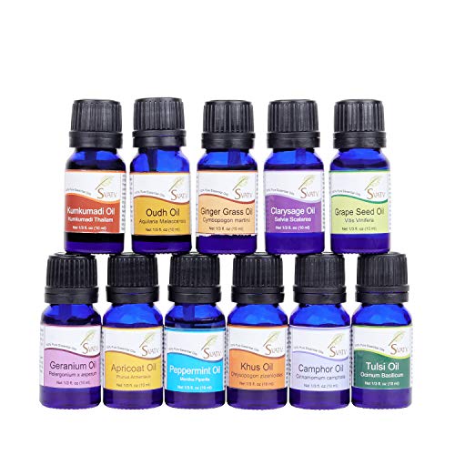 SVATV - Aceite esencial, 10 ml, para aromaterapia, calidad terapéutica, aceite esencial de jazmín
