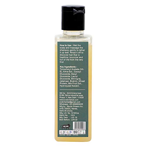 SVATV Hair Cleanser Vitamin E, Brahmi, Bhringraj & Amla :: Ammonia & Paraben Free