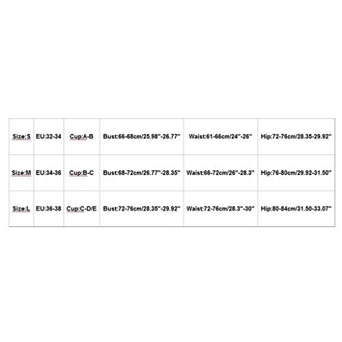 Sylar Bikinis Mujer 2020 Brasileños Push-up con Relleno Conjunto de Bikini Leopardo Dos Piezas Acolchado Bra Reductores Bikini Sexy Tanga Mujer Bañadores Natación Mujer L