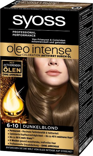 Syoss Oleo intensa coloración 6-10 Rubio oscuro, 3-pack (3 x 1 pieza)