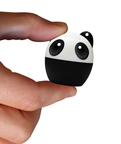 Sytech SY-XPANDA Altavoz Nano Inalámbrico con Botón Selfie en Forma de Animal | Altavoz con Bluetooth Panda Cute Kawaii, Color Blanco