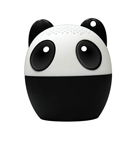 Sytech SY-XPANDA Altavoz Nano Inalámbrico con Botón Selfie en Forma de Animal | Altavoz con Bluetooth Panda Cute Kawaii, Color Blanco