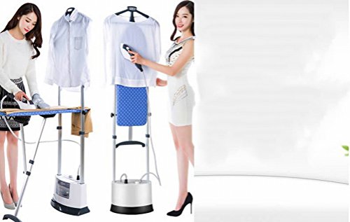 T Ironing Varillas Dobles de Planchado de Ropa de Vapor Colgando de la Máquina Caliente de la Máquina de Vapor Vertical Hierro de Vapor de Planchado de la Máquina,Blanco
