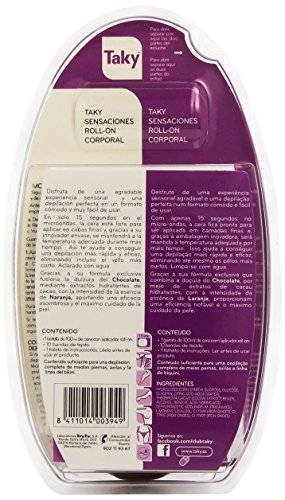 TAKY cera depilatoria roll on express fórmula sin calentar envase 100 ml