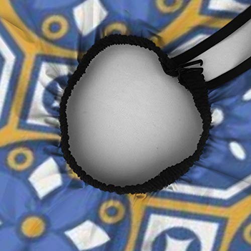 Talavera - Capa de peluquería para el pelo, patrón sin costuras, con cierre a presión para corte de pelo, peinado y champú, 55 x 66 pulgadas