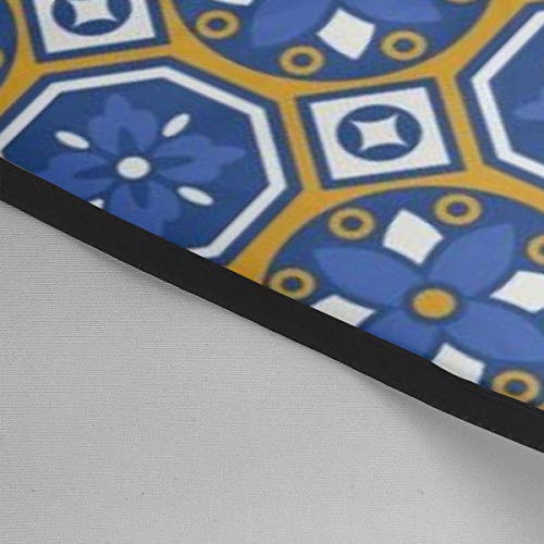 Talavera - Capa de peluquería para el pelo, patrón sin costuras, con cierre a presión para corte de pelo, peinado y champú, 55 x 66 pulgadas