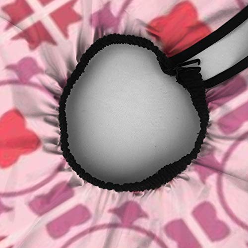 Talavera - Delantal de peluquería para hombre, mujer, diseño de baldosas moradas sin costuras, corte de pelo y estilo antiestático, 55 x 66 pulgadas