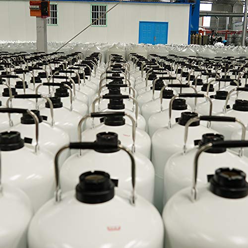 tanque de nitrogeno líquido portatil 2l contenedor semen criogénico con 3 Botes y Bolsa de Transporte