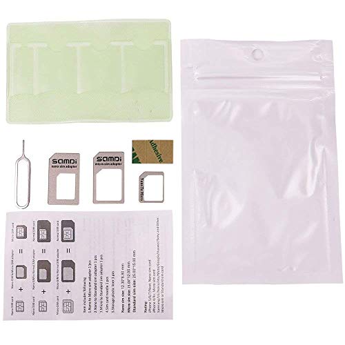 Tarjeta SIM Adaptador Kit especialmente diseñado para iphone 7 6 5 4 usuario, mientras tanto útil para Samsung Nokia HTC Huawei usuario etc